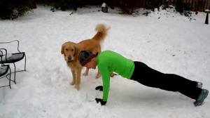 Planking with George:)